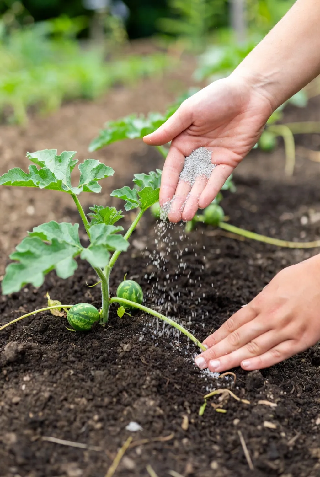 Nawożenie arbuza krok po kroku: azot, fosfor, potas [Kalendarz]