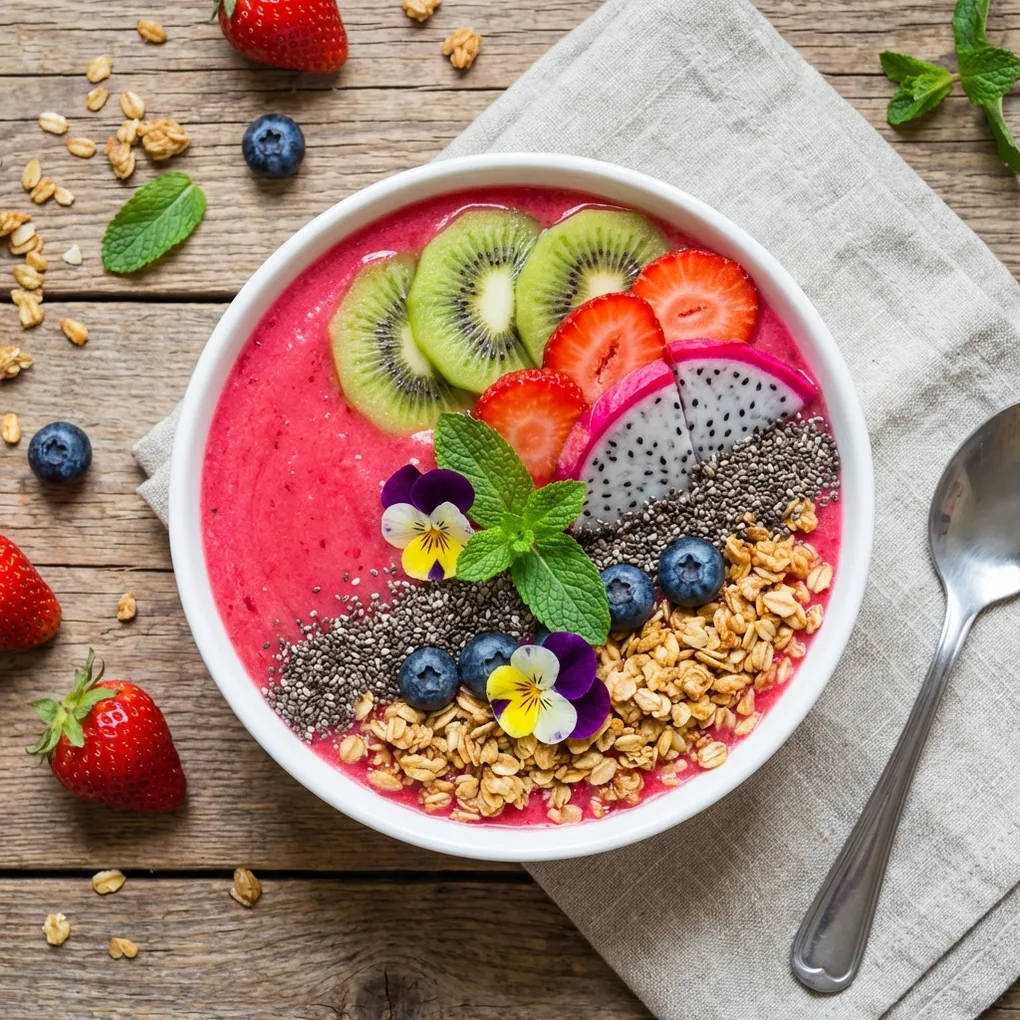 Arbuzowy smoothie bowl – zdrowe śniadanie